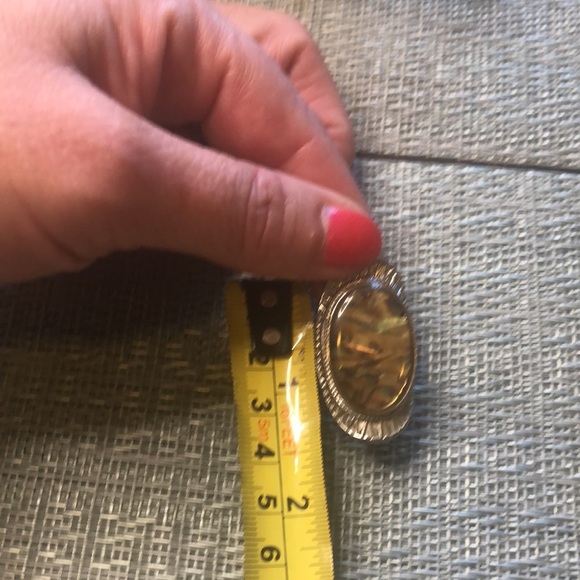 #64 🐯Stunning Silver and Tigers Eye Large Ring 🐯 - Picture 12 of 14